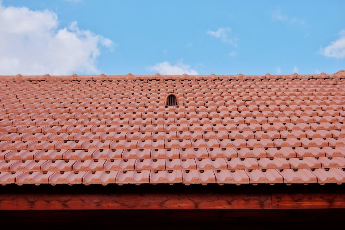 Clay tiles on a roof